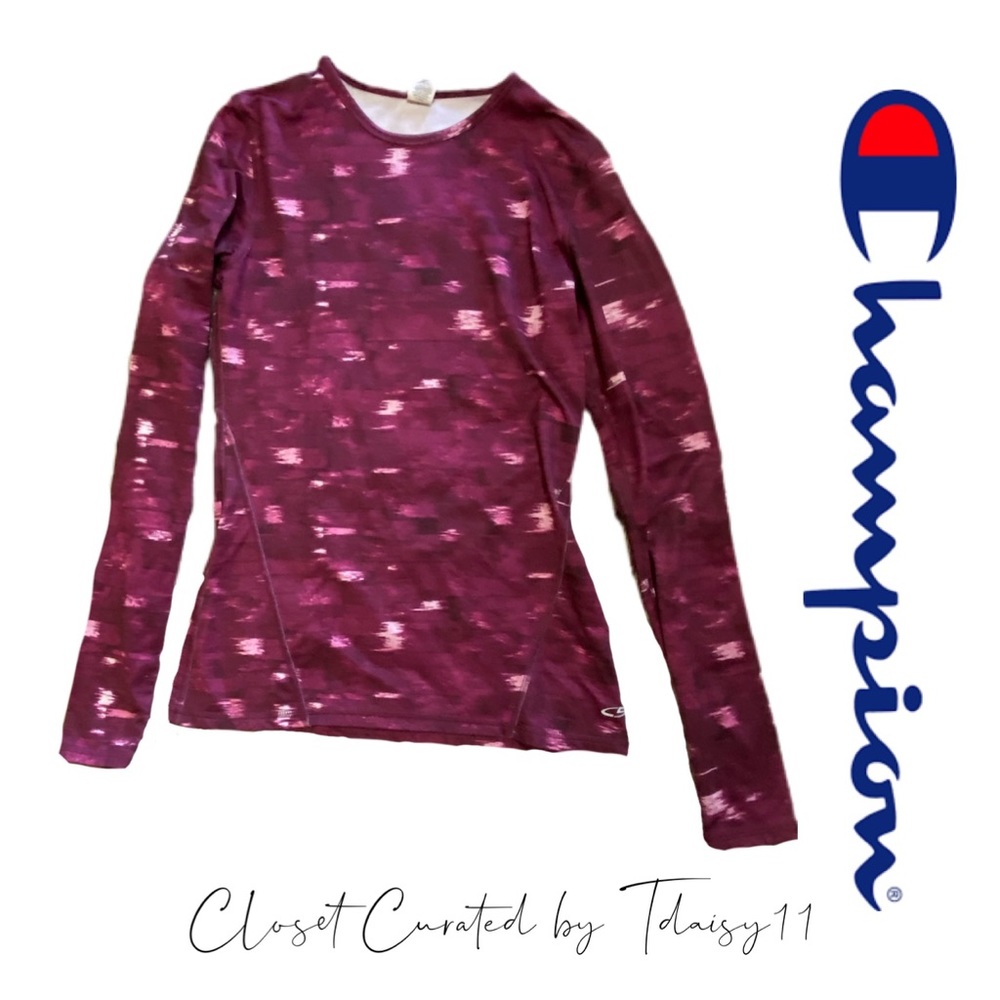 Champion | XS Watercolor Magenta Duo Dry Top